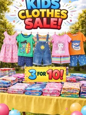 Kids Clothing Bundle -(3 for $10)